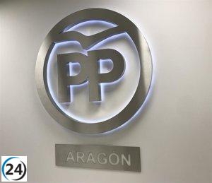 El PP de Aragón condena el ataque en Huesca y valora la solidaridad recibida.