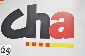 CHA condena el ataque a la sede del PP en Huesca y exige 