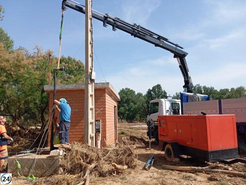 ADECOBEL gestiona 60 solicitudes de asistencia para viviendas dañadas por inundaciones en Campo de Belchite.