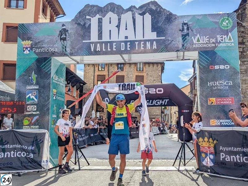 Adrián García se destaca en la décima edición del Trail Valle de Tena.
