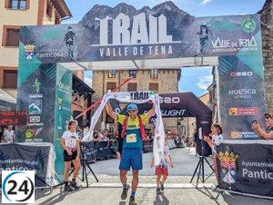 Adrián García se destaca en la décima edición del Trail Valle de Tena.