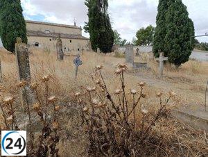El PSOE exige medidas inmediatas por el deterioro del cementerio de las Mártires en Huesca.