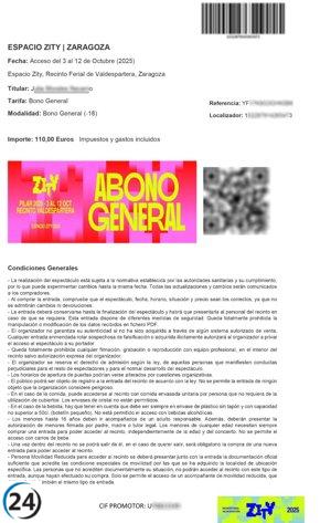 La Guardia Civil desmantela un fraude en la comercialización de abonos para Espacio Zity 2025.