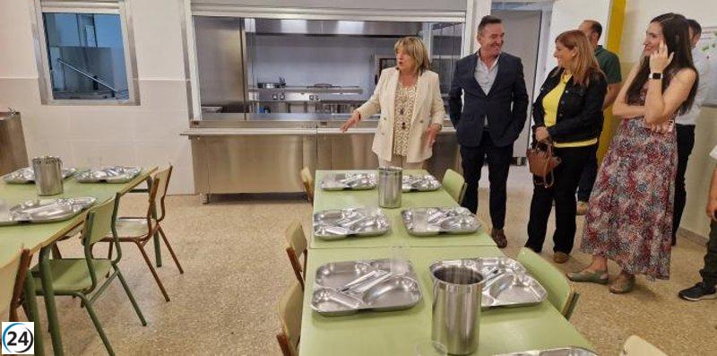 Finalizan las obras en diez comedores escolares de Zaragoza para implementar cocinas nuevas.