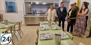 Finalizan las obras en diez comedores escolares de Zaragoza para implementar cocinas nuevas.