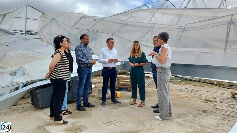 El PSOE solicita apoyo gubernamental para zonas de Aragón afectadas por fuertes lluvias.