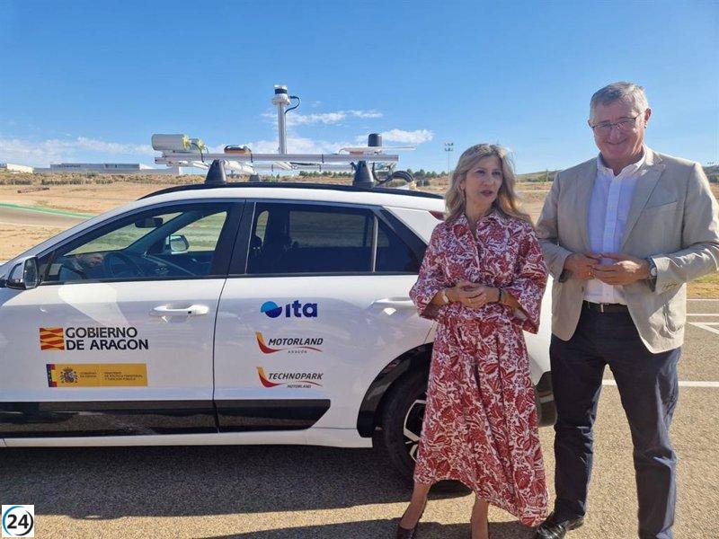 Empresas aragonesas podrán probar el vehículo autónomo del ITA en MotorLand.