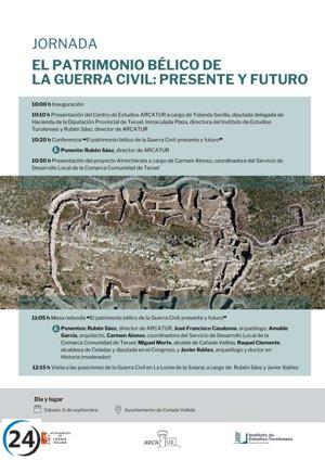 Cañada Vellida celebra este sábado un encuentro sobre el patrimonio bélico de la Guerra Civil en Teruel.