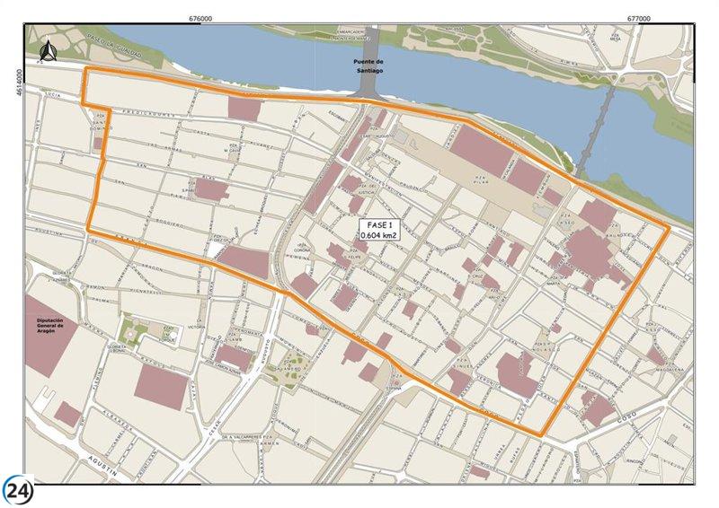 A partir del jueves, los coches sin etiqueta ambiental podrán registrarse para acceder a la ZBE de Zaragoza.