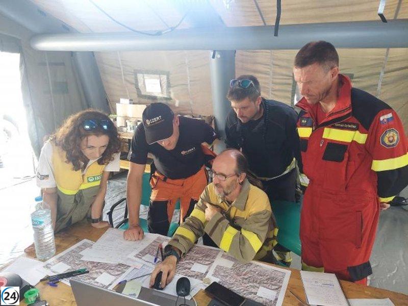 Ingéniera del Gobierno de Aragón se une como enlace en los incendios de Castilla y León.