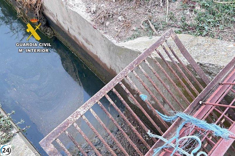Hombre de 74 años sufre graves lesiones tras caer en acequia en Cabañas de Ebro.