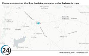 Aragón declara emergencia por daños de lluvias en La Litera.