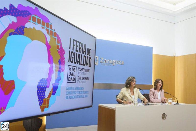 Zaragoza da la bienvenida a la I Feria de Igualdad en el Parque de las Mujeres, un evento para la diversión y el diálogo.