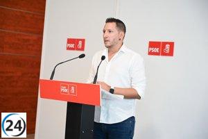 PSOE en Aragón acusa a Azcón de tener diputados que respaldan un genocidio.