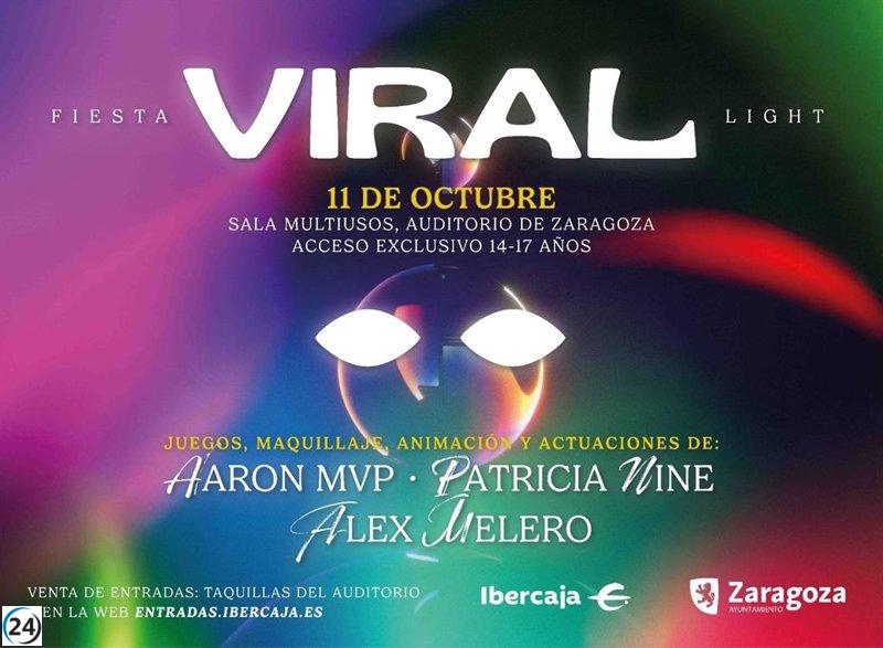 ¡Fiesta Viral Light: Aaron MVP, Patricia Nine y Álex Melero encenderán la pista en la Multiusos el 11 de octubre!
