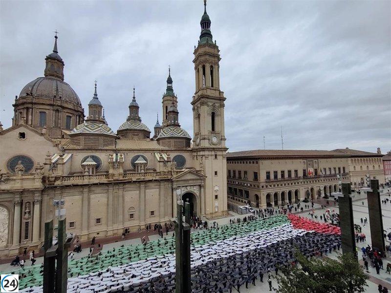 ZeC sugiere honrar al pueblo palestino con el título de Hijo Predilecto de Zaragoza.