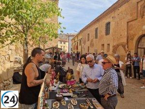 Javier Rincón destaca el valor de preservar las tradiciones en la IX Feria del Manubles en Torrelapaja.