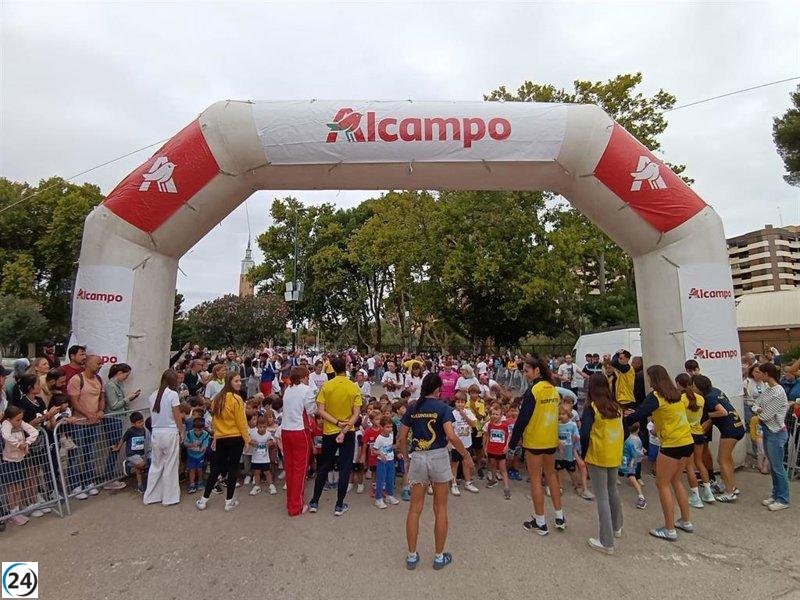 El Parque José Antonio Labordeta se llena de alegría con 1.800 corredores en la XIX Carrera de la Infancia.