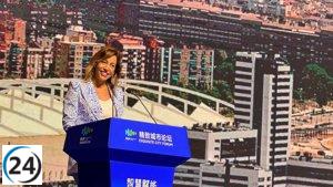Natalia Chueca promueve la modernización de Zaragoza en el Exquisite City Forum de Weihai, China.
