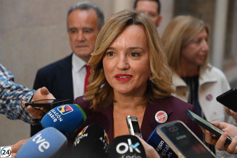 Alegría desprecia las propuestas de Azcón como ineficaces y le señala por su falta de acción en dos años.