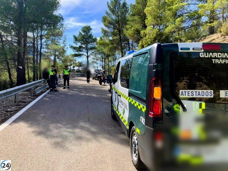 Motociclista gravemente herido tras chocar con un todoterreno en la CV-363, Teruel.