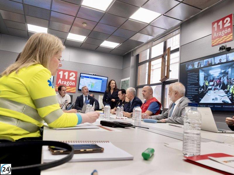 Aragón extiende la alerta de Nivel 1 por lluvias intensas