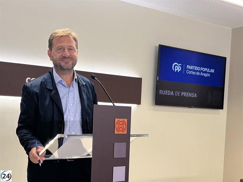 Ledesma defiende que el PP de Aragón se opone al trasvase del Ebro, argumentando que la clave son las infraestructuras, no la falta de agua.