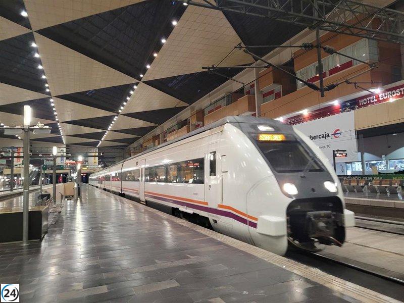 Renfe lanza trenes que acortan el trayecto entre Zaragoza y Pamplona en 20 minutos.