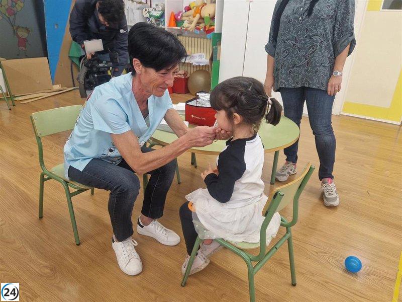 Se inicia la vacunación contra la gripe para más de 8.500 niños de Educación Infantil en 127 centros aragoneses.
