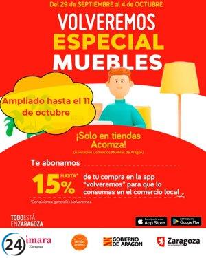 Extienden 'Volveremos Especial Muebles' hasta el 11 de octubre tras lograr más de 32.000 euros en descuentos.