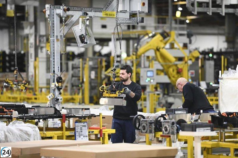 Aragón destaca con un aumento del 2,1% en la producción industrial en agosto, superando en 1,7 puntos la media de España.