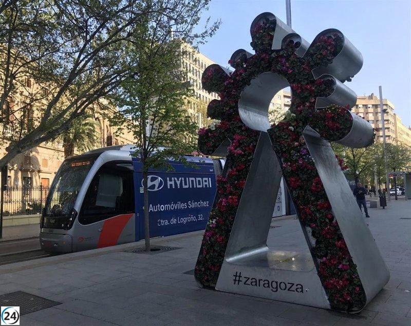 Zaragoza recomienda a los ciudadanos optar por lanzaderas durante la huelga del tranvía el 12 de octubre.