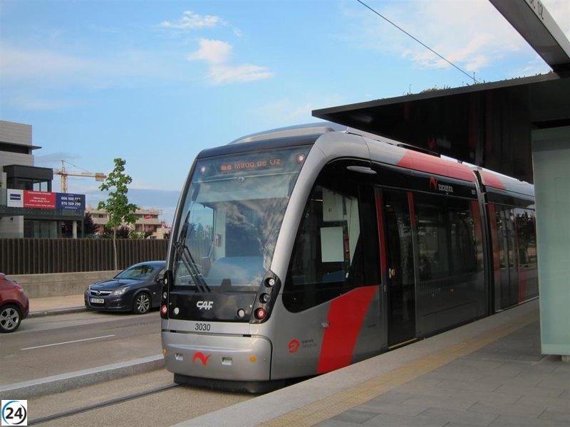 Huelga del 12 de octubre en Zaragoza: el tranvía operará con un 80% de servicios mínimos.