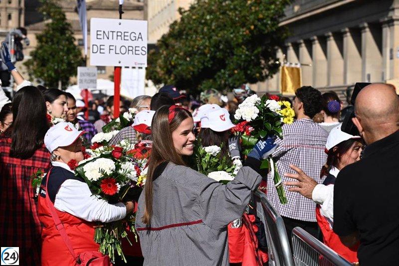 Cerca de 43,000 participantes han llegado a la Plaza del Pilar.
