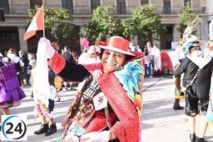 Perú destaca su fe en la Virgen del Pilar como país homenajeado en la Ofrenda.