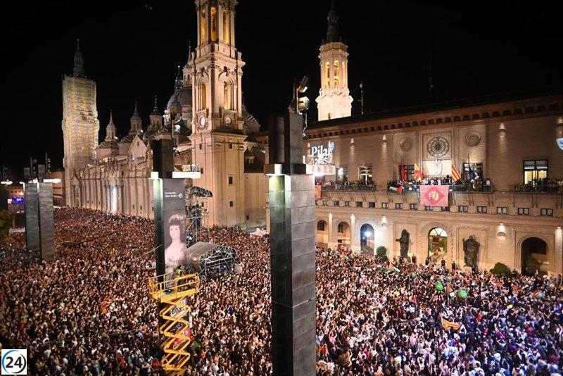 Encuesta del Ayuntamiento de Zaragoza otorga un 7,9 a las Fiestas del Pilar.