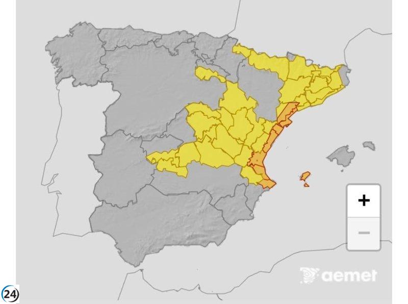 La CHE alerta sobre peligros de inundaciones repentinas en arroyos y ríos menores del Ebro.