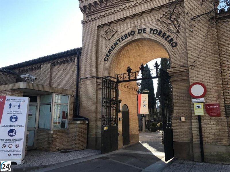 Zaragoza condena con firmeza los vandalismos en el cementerio.
