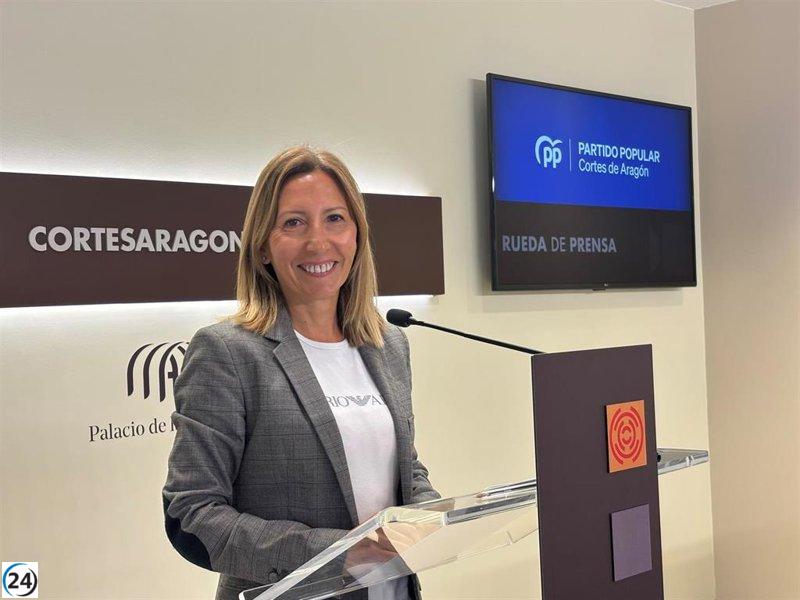 Cobos (PP) señala que el Gobierno de Azcón centra sus políticas en la vivienda.