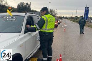 81 conductores bajo efecto de drogas o alcohol durante las fiestas del Pilar en Zaragoza, según la Guardia Civil.