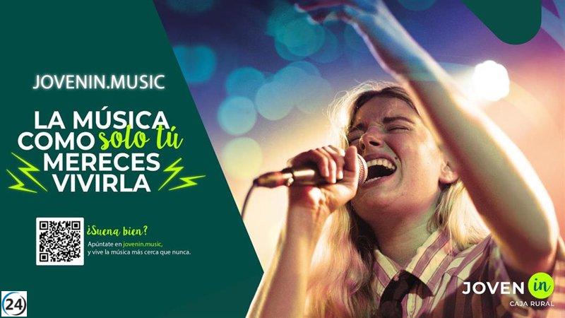 Caja Rural de Aragón presenta Jovenin.music, una plataforma de experiencias musicales dirigida a los jóvenes.