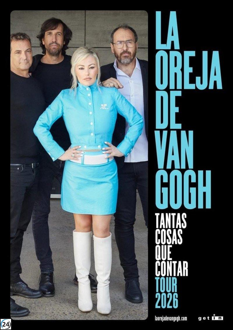 La Oreja de Van Gogh y Amaia Montero se presentarán en Zaragoza el 9 de octubre de 2026.