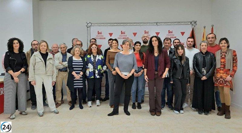 Marta Abengochea lidera la candidatura unitaria de Izquierda Unida en Aragón.