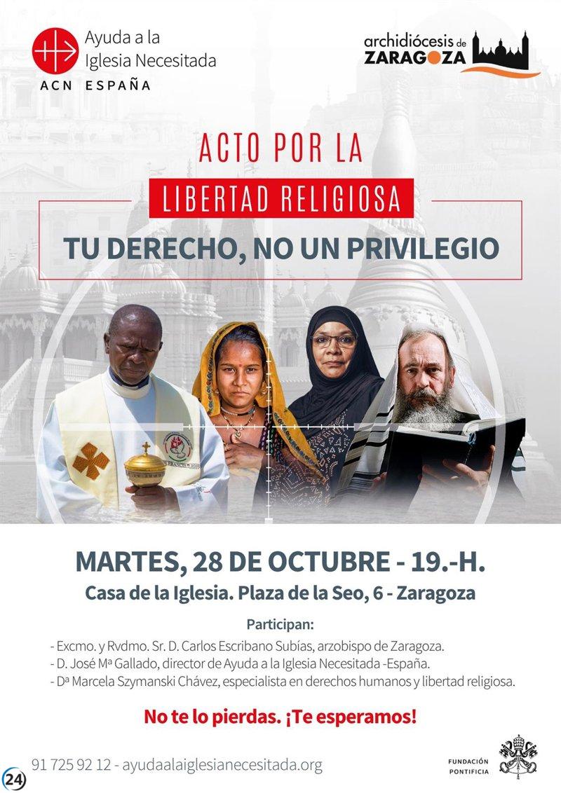 Fundación Pontificia promueve evento en defensa de la libertad religiosa global.