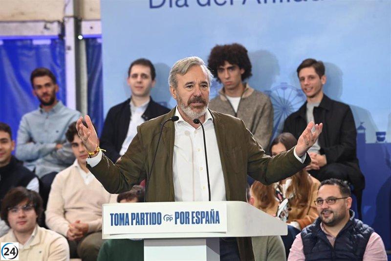 Azcón defiende el presupuesto en Aragón y critica a Vox: 