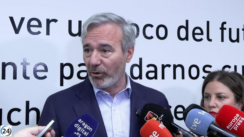 Azcón advierte que Aragón no esperará a Hacienda y lanzará los presupuestos