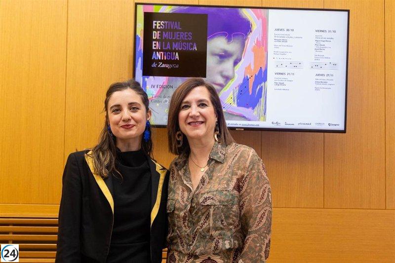 La tradición musical de Aragón revive con el IV Festival de Mujeres en la Música Antigua esta semana.