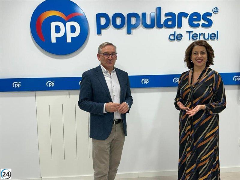 El PP de Teruel resalta el compromiso de Feijóo con incrementar las ayudas a las empresas.