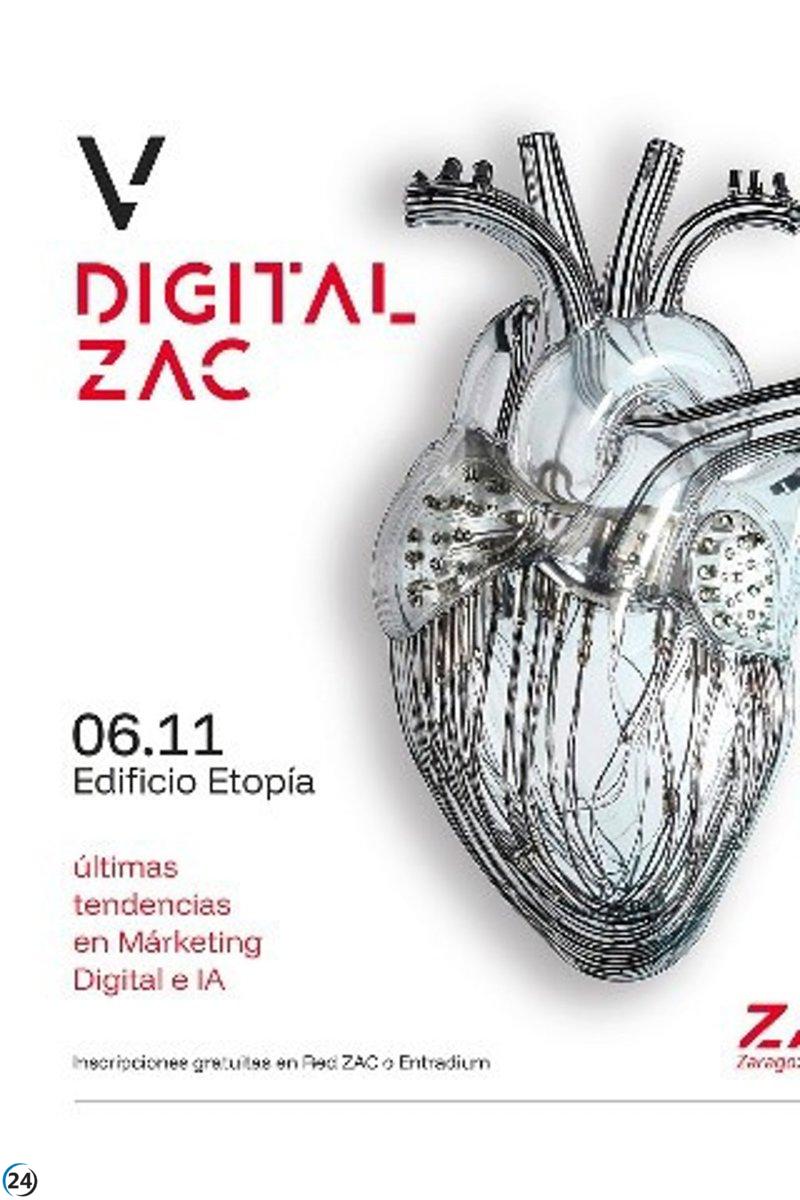 Debate sobre IA, marketing digital y emprendimiento en el Congreso Digital ZAC V este jueves en Etopia.