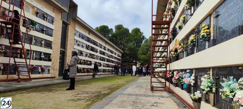 El operativo de Todos los Santos atrae a 210,000 personas al Cementerio de Torrero.